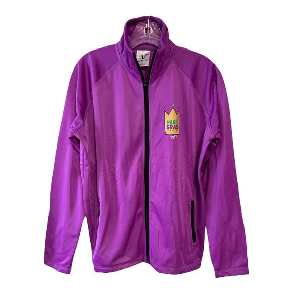 Varsity Spirit Mardi Gras Champion Jacket – Purple Full Zip Cheer Dance Competit - Picture 1 of 5